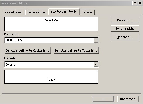 Online Excel Seite Einrichten Einstellungen Zum Drucken